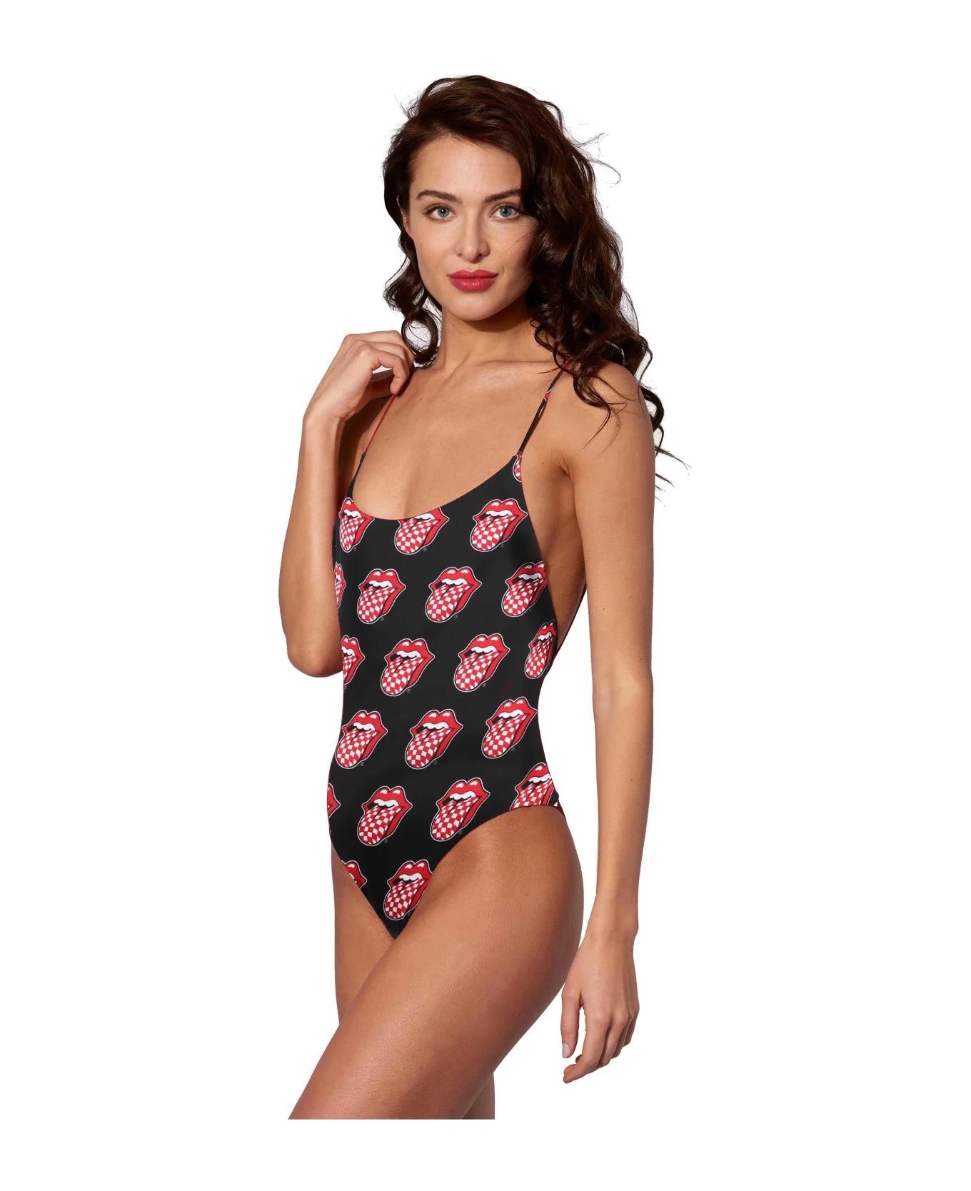 MC2 Saint Barth One Piece ROLLING STONES children's Swimsuit