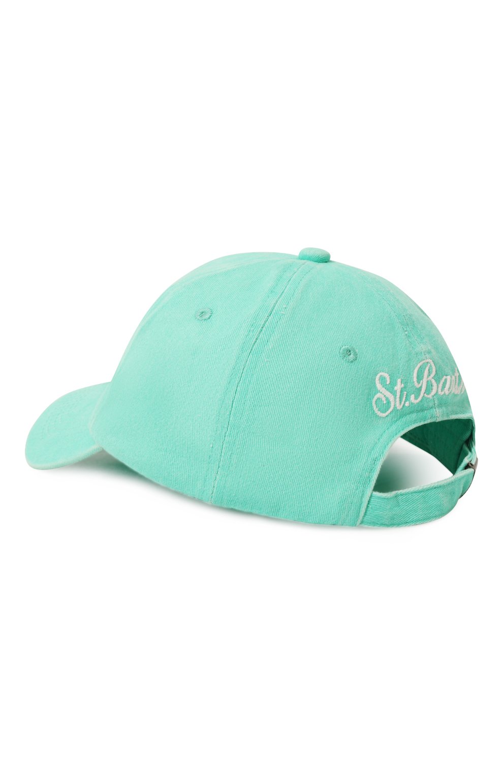 MC2 Saint Barth Menthol Baseball Cap with Embroidery