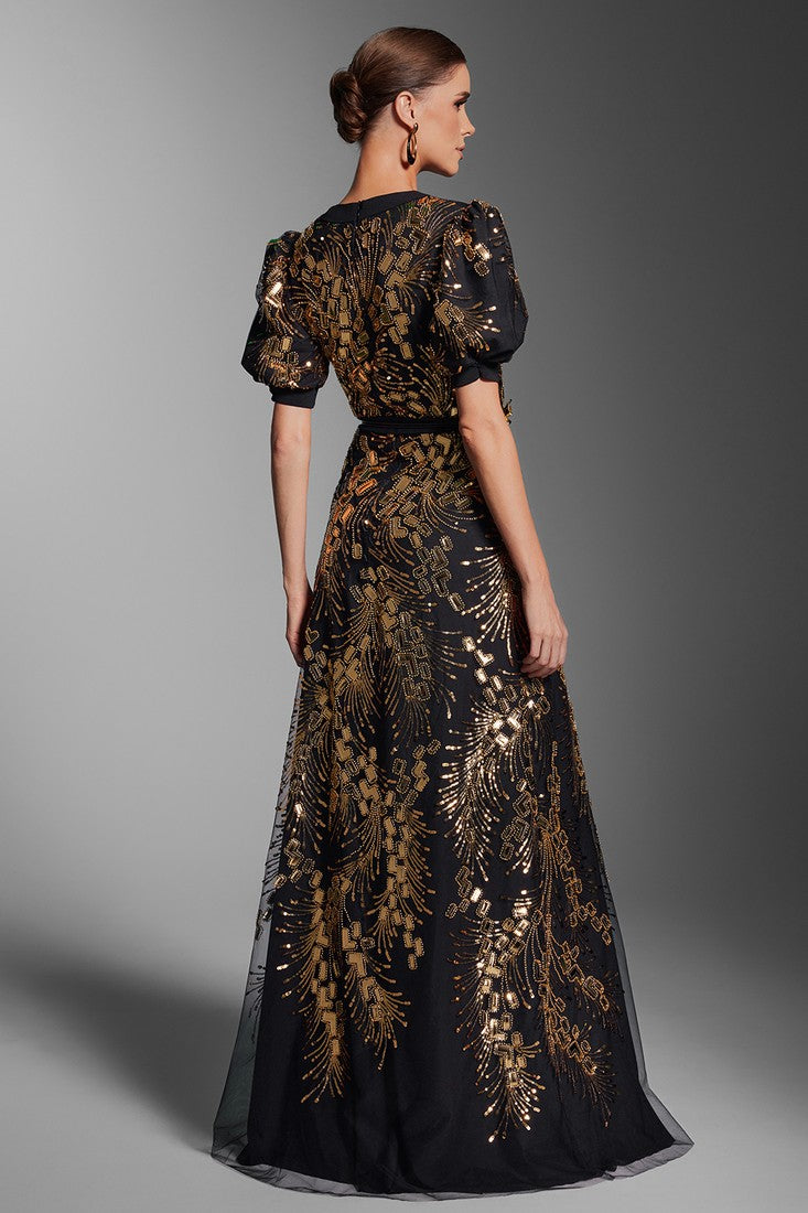 Anel Tashe Embellished Gown