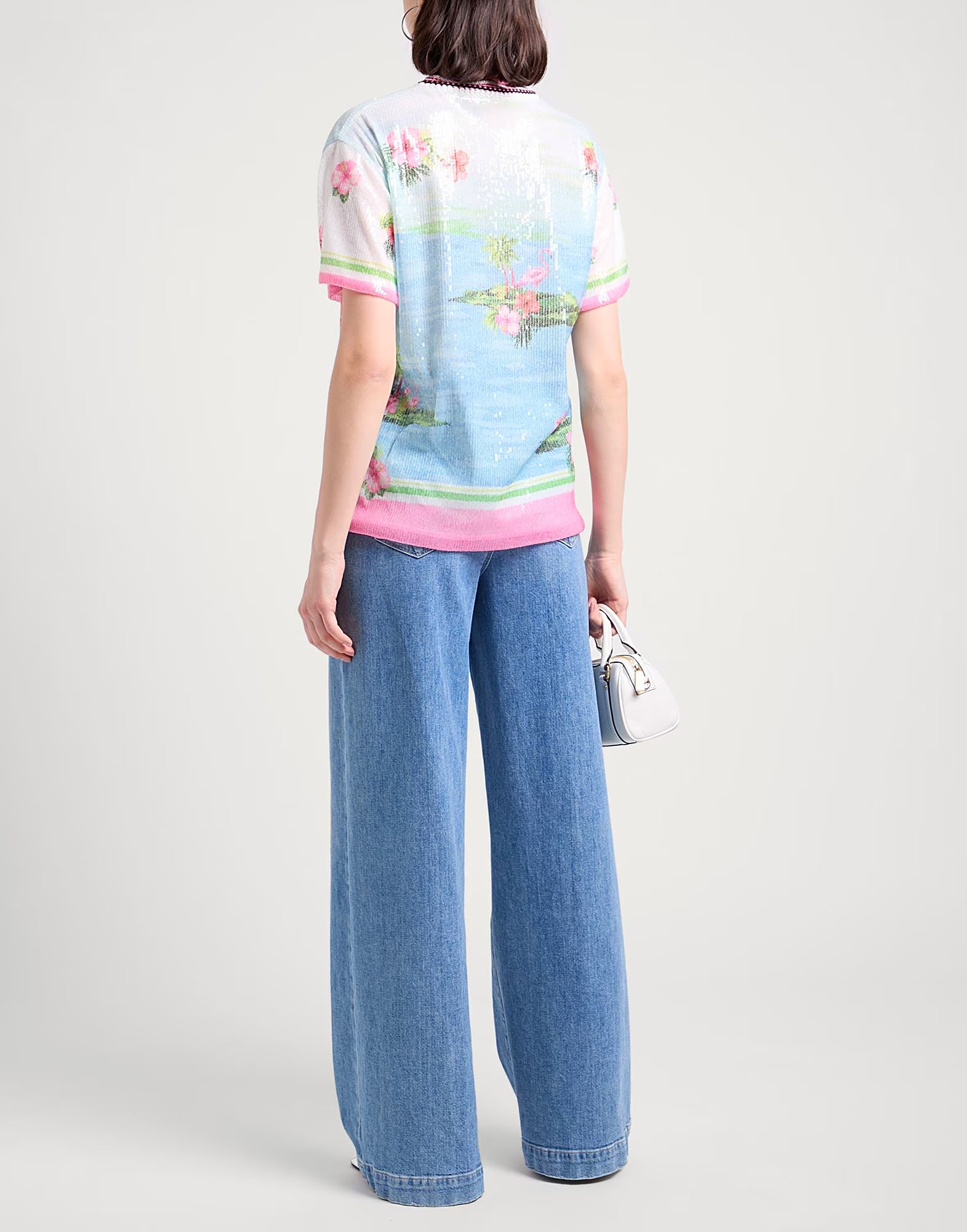 Ermanno Firenze Sky Blue Top