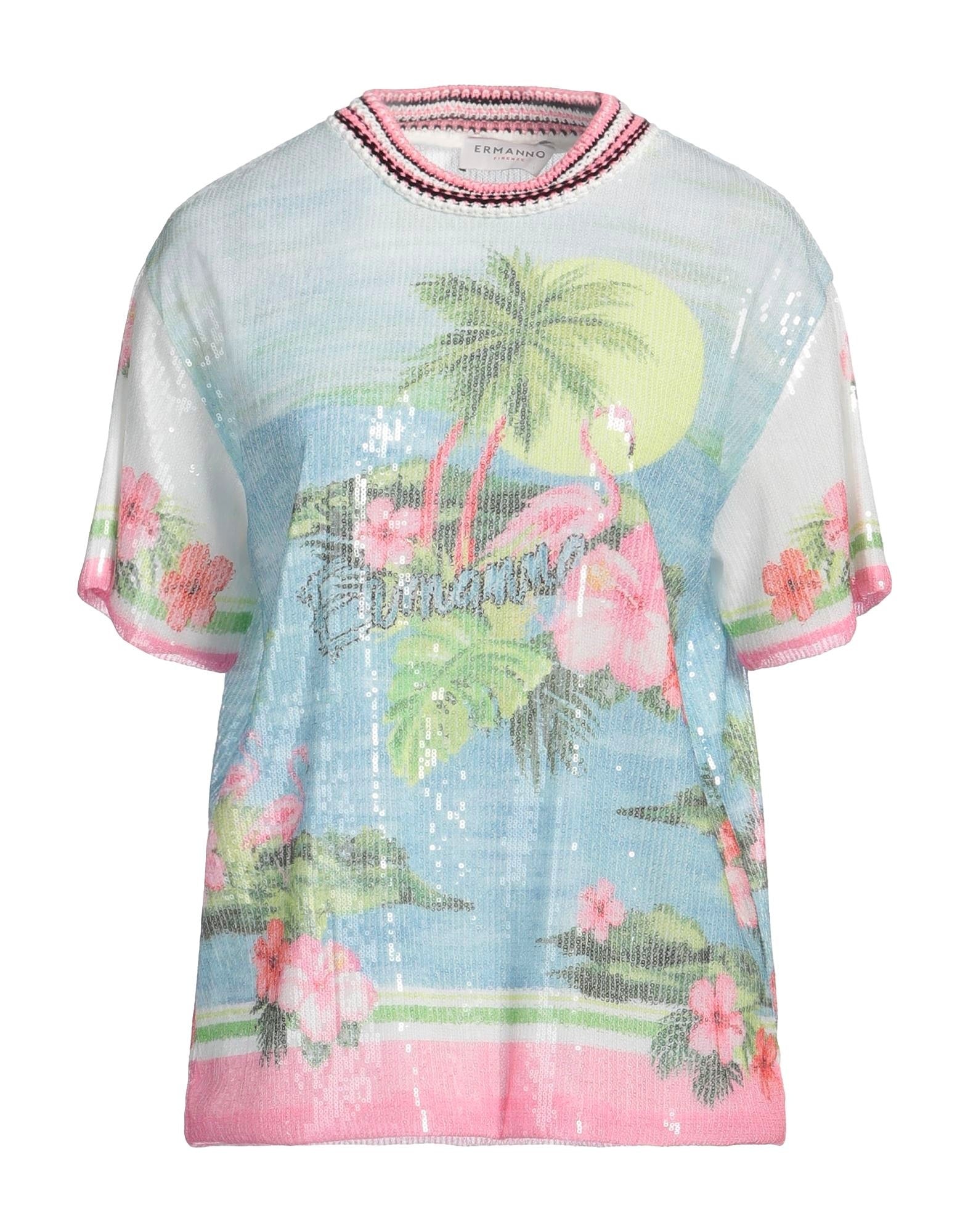 Ermanno Firenze Sky Blue Top