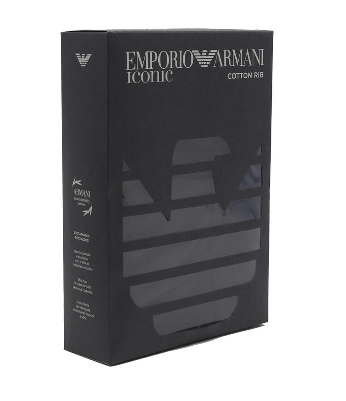 Emporio Armani Black Men Boxer Briefs