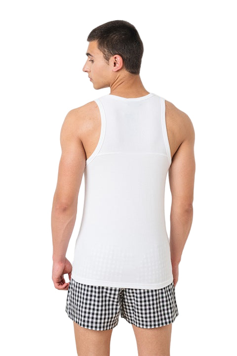 Emporio Armani Cotton White Man Tank Top
