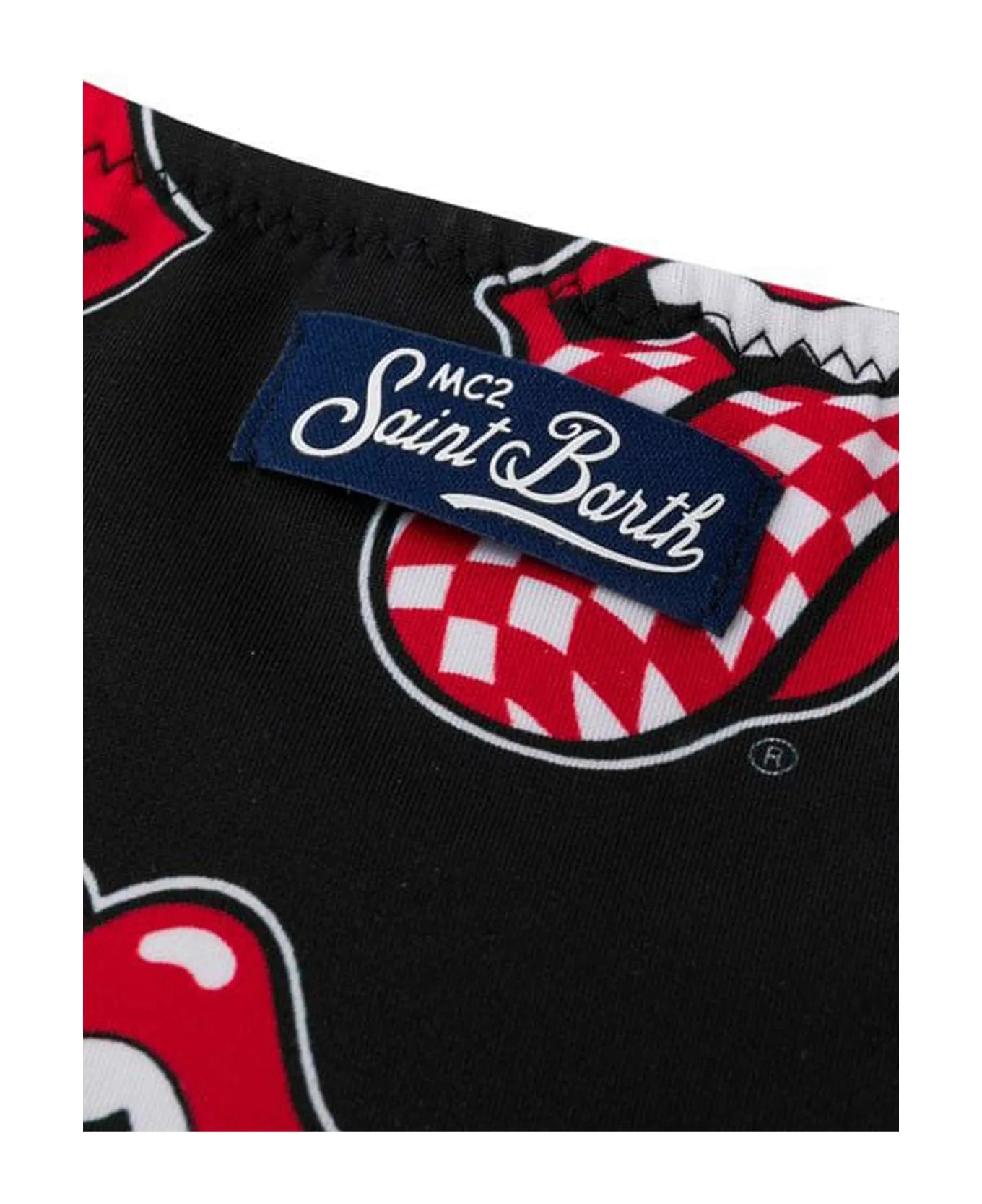 MC2 Saint Barth One Piece ROLLING STONES children's Swimsuit