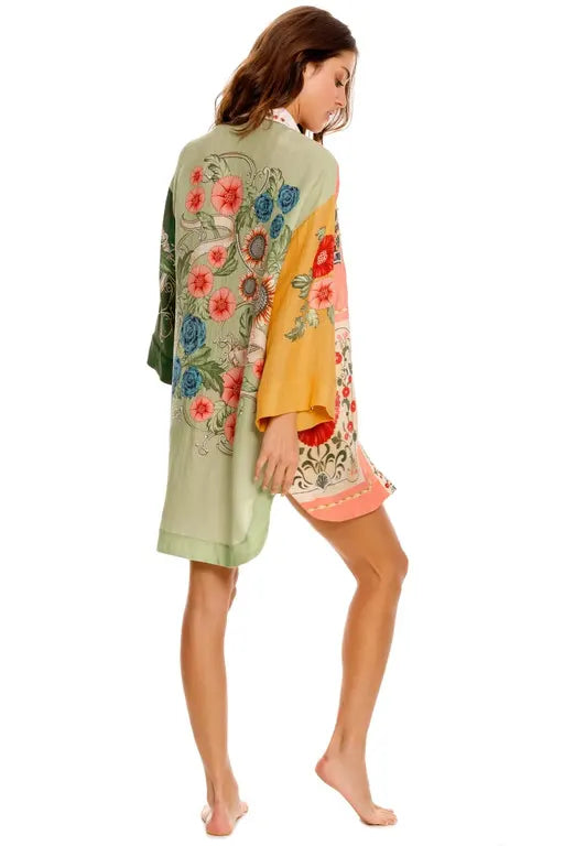 Agua Bendita Beach Shirt for Women - Colorful