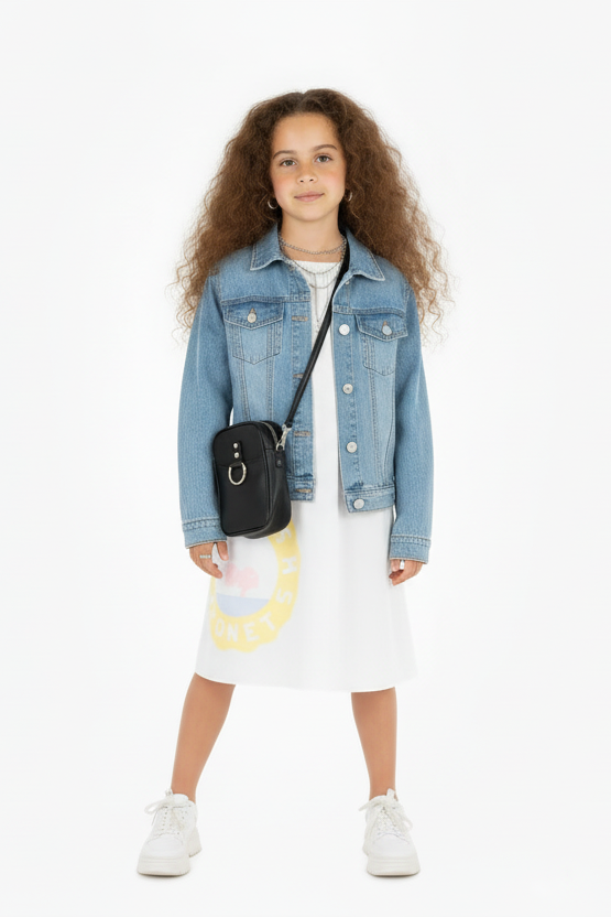 Simonetta Yellow Girls Sundress