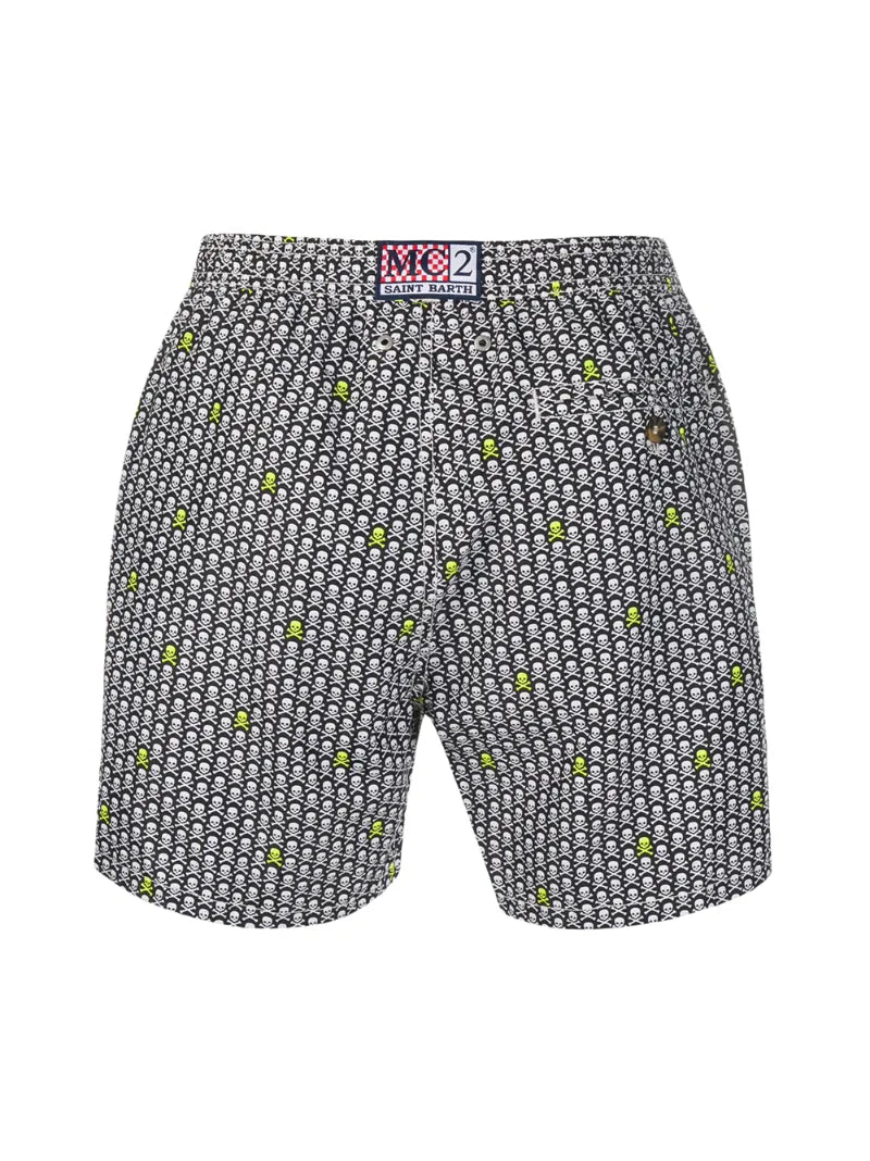 MC2 Saint Barth Skull Lighting Men's Swim Shorts