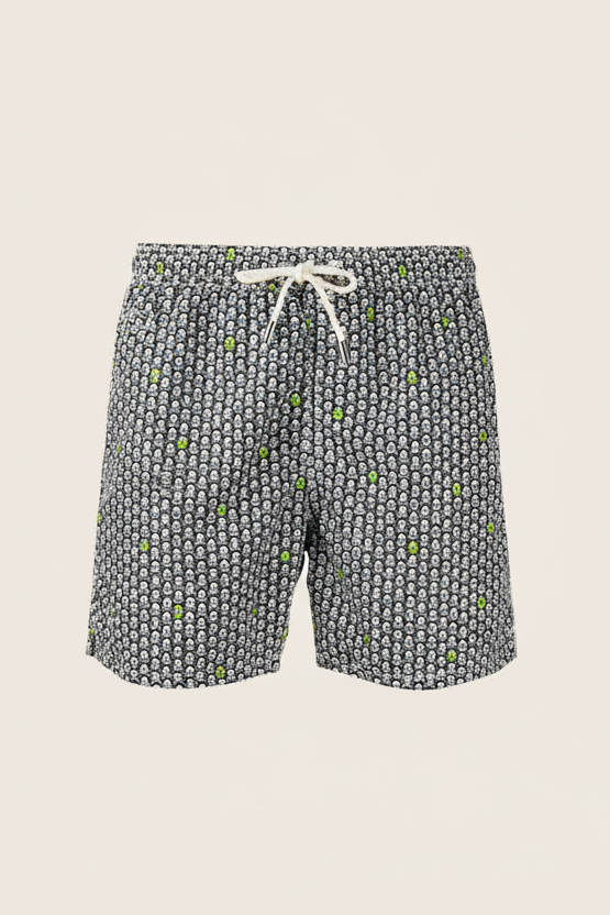 MC2 Saint Barth Skull Lighting Men's Swim Shorts