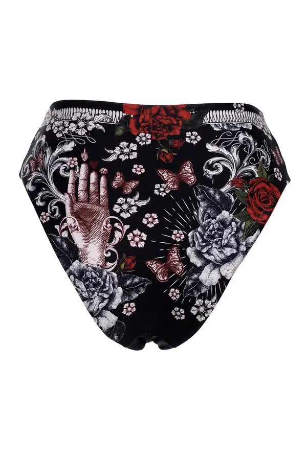 Agua Bendita Reversible High Waist Cheeky Bikini Bottom