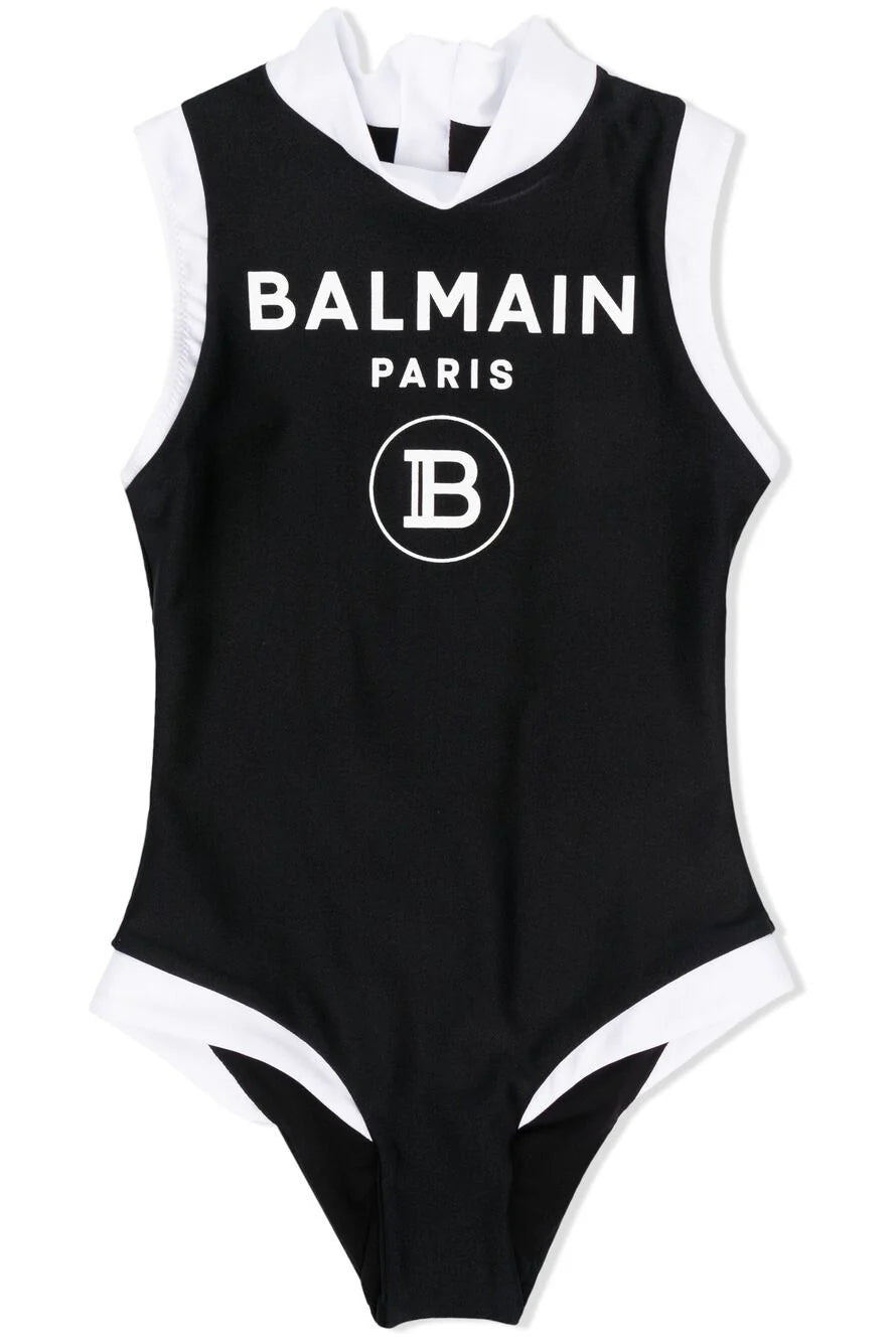 Balmain One Piece Swimsuit with Zipper