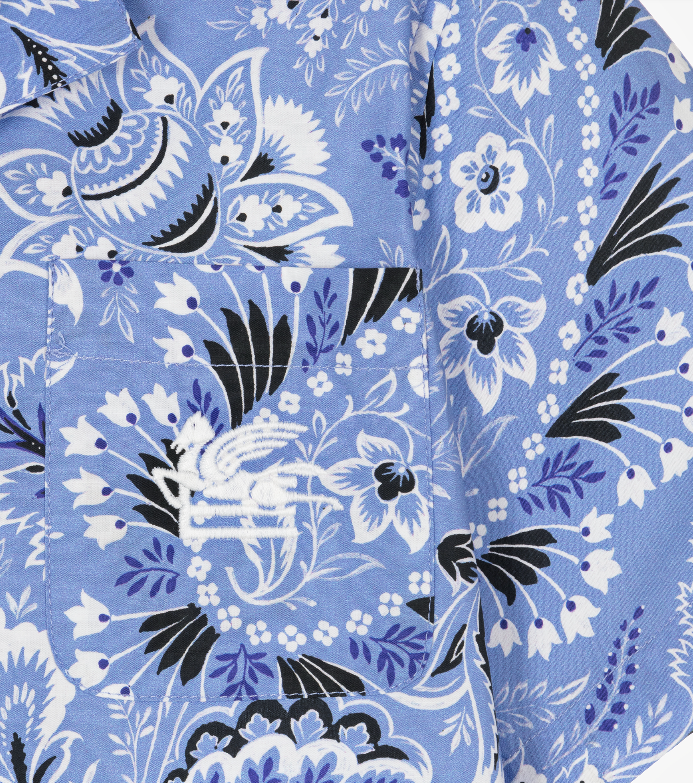 Etro Blue Cucumbers Shirt