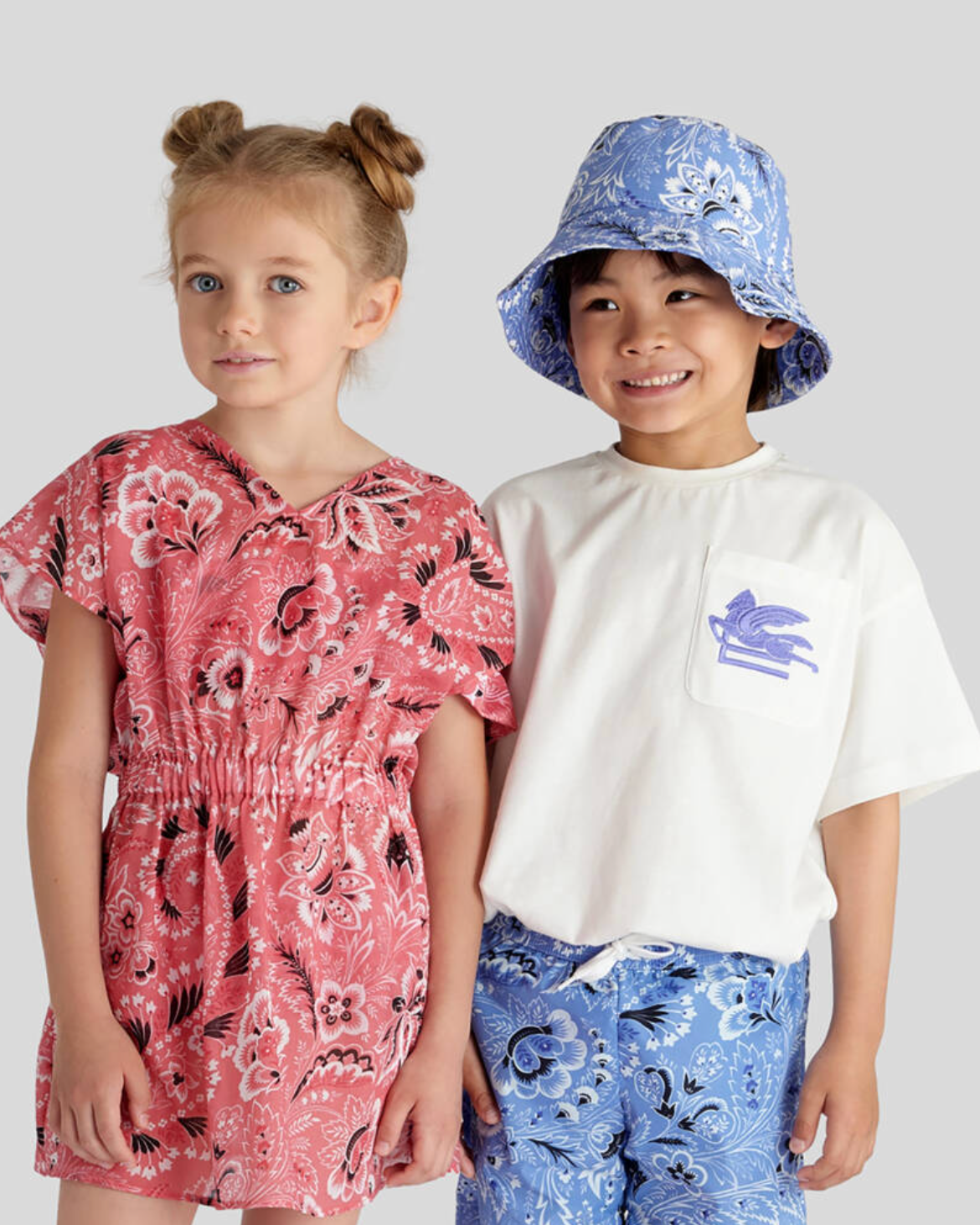 Etro Blue Cucumbers Panama