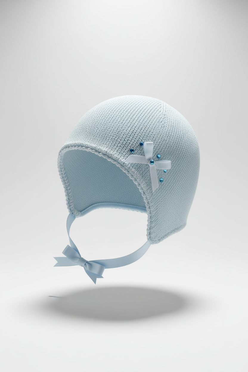 Ladia Newborn Baby Hat Blue