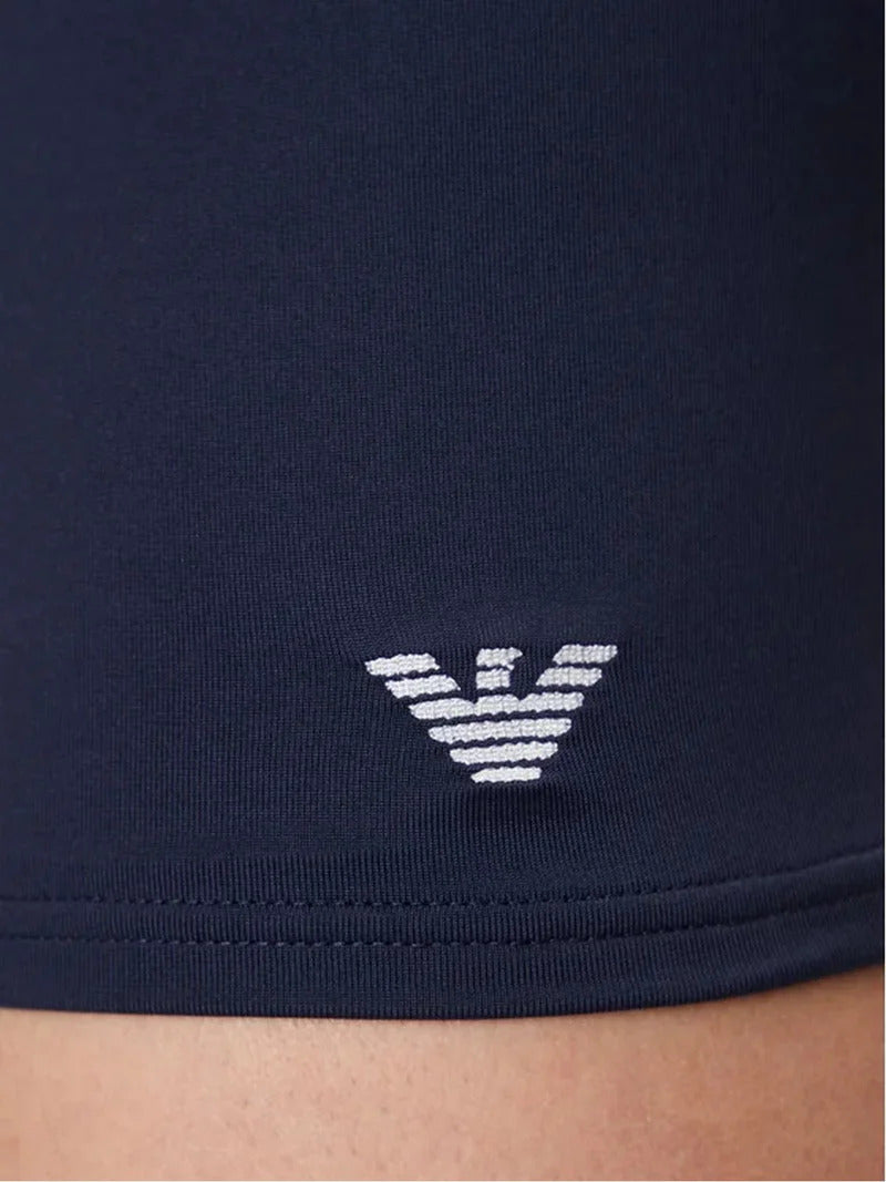 Emporio Armani Dark Blue Men Swim Boxer Trunks