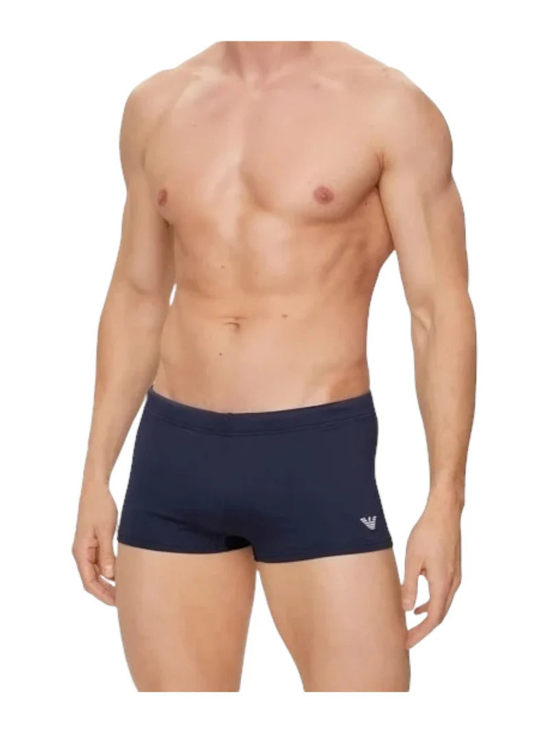 Emporio Armani Dark Blue Men Swim Boxer Trunks