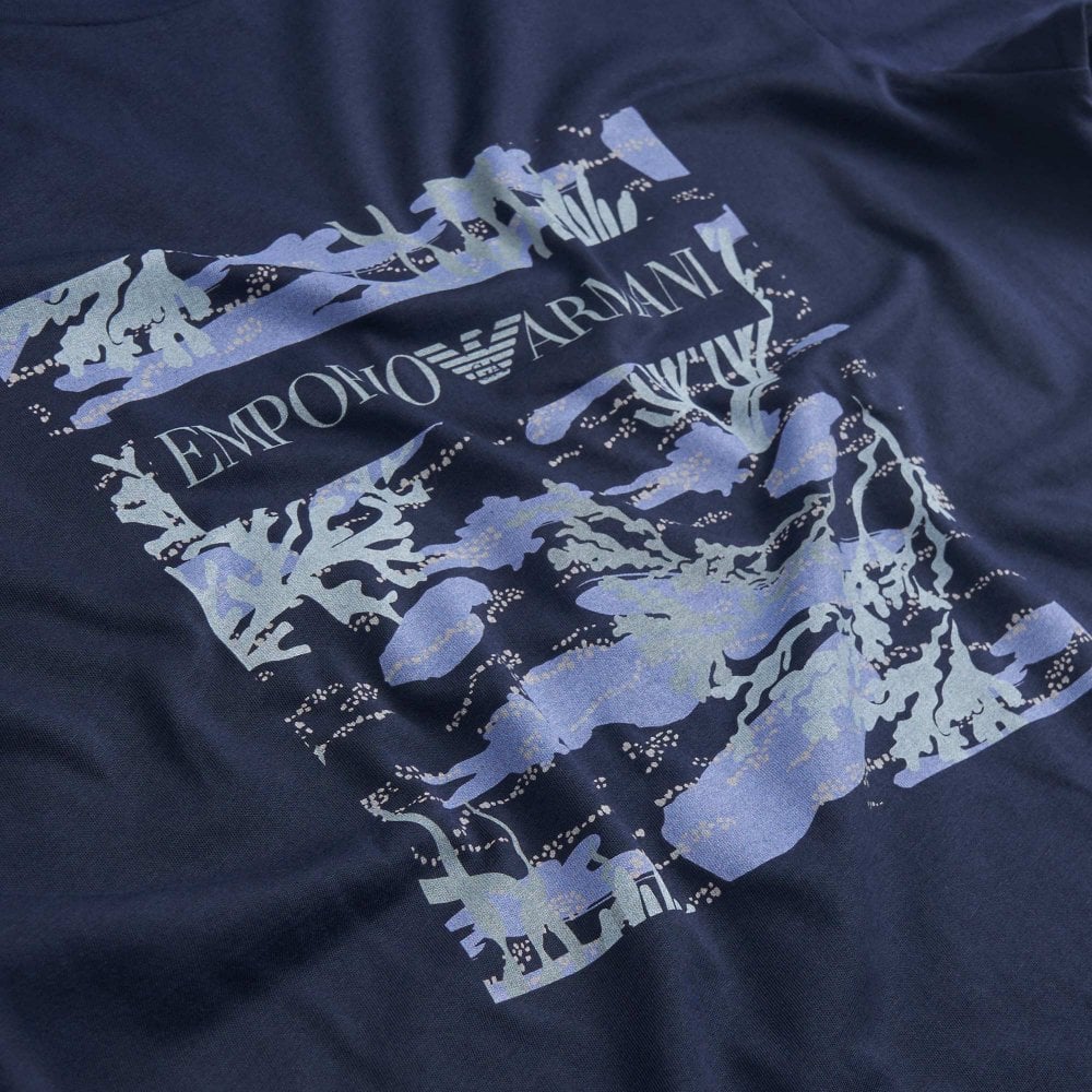 Emporio Armani Regular Fit Printed T-Shirt