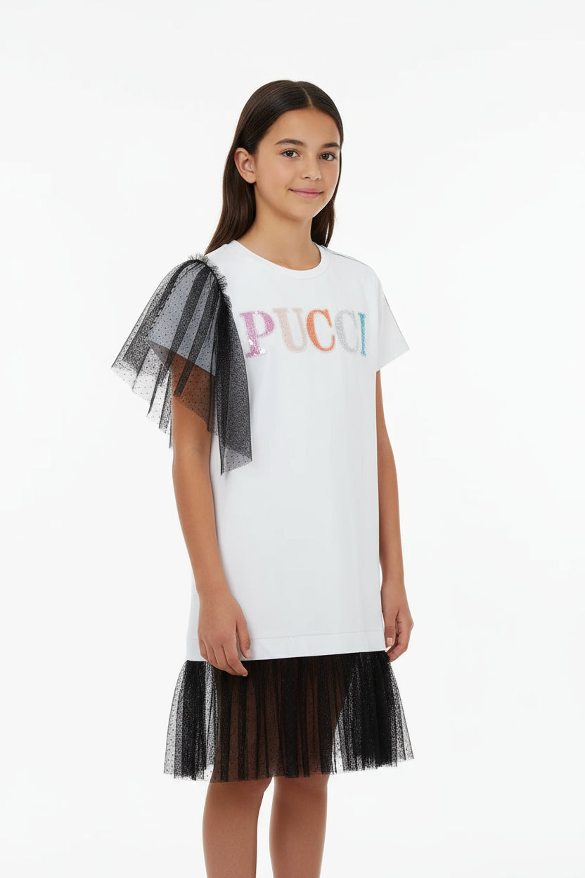Emilio Pucci Logo Jersey T-Shirt Dress