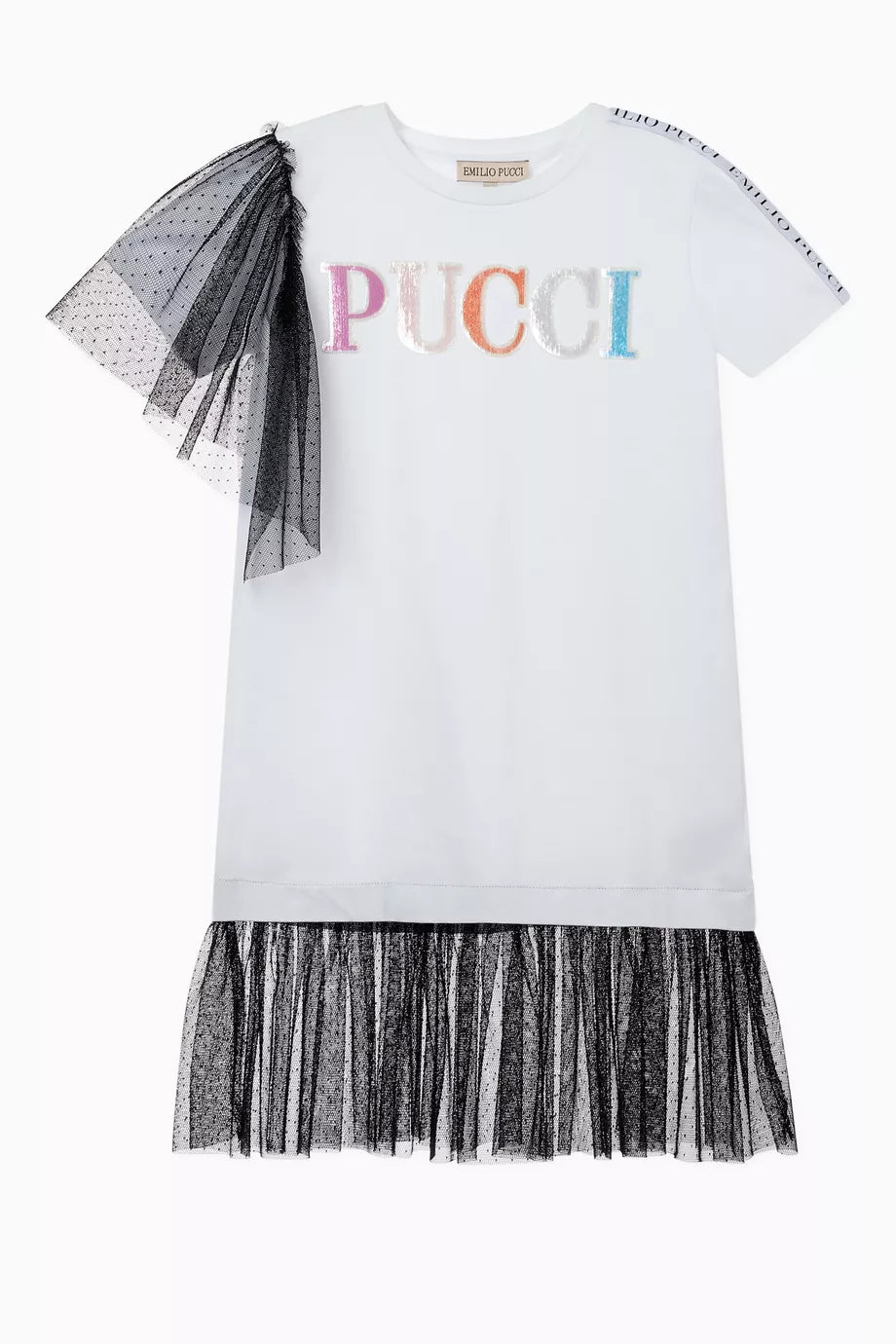 Emilio Pucci Logo Jersey T-Shirt Dress
