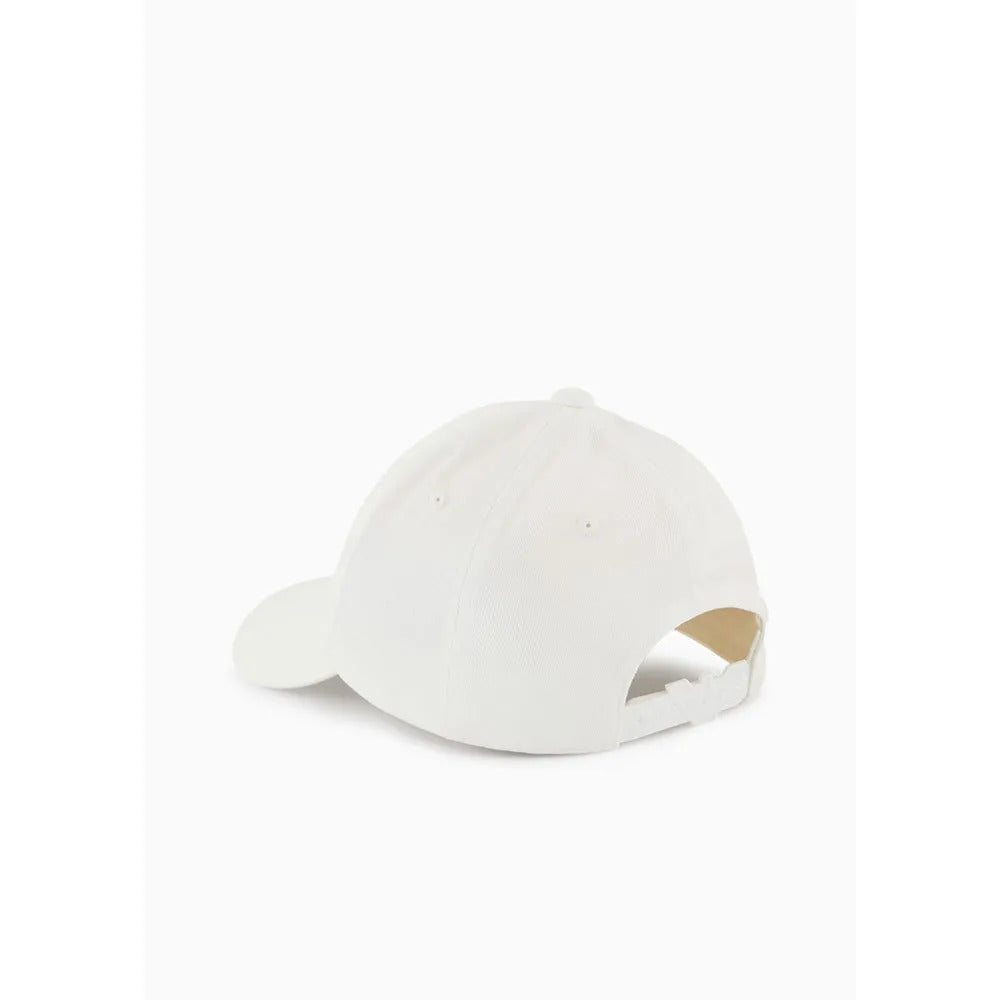 Emporio Armani Unisex White Baseball Cap
