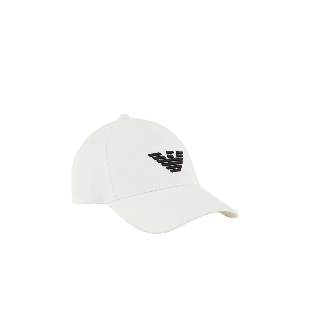 Emporio Armani Unisex White Baseball Cap