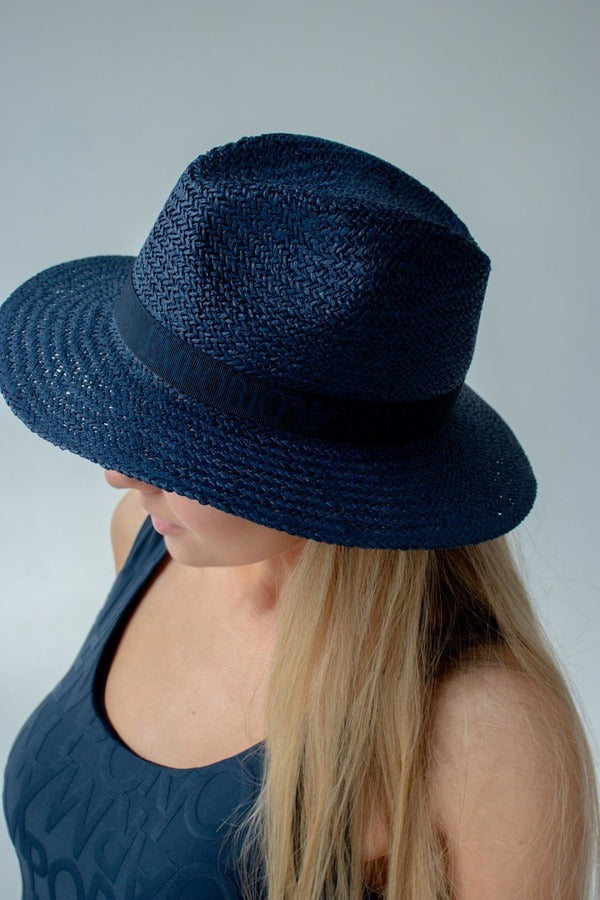 Emporio Armani Dark Blue Unisex Summer Hat