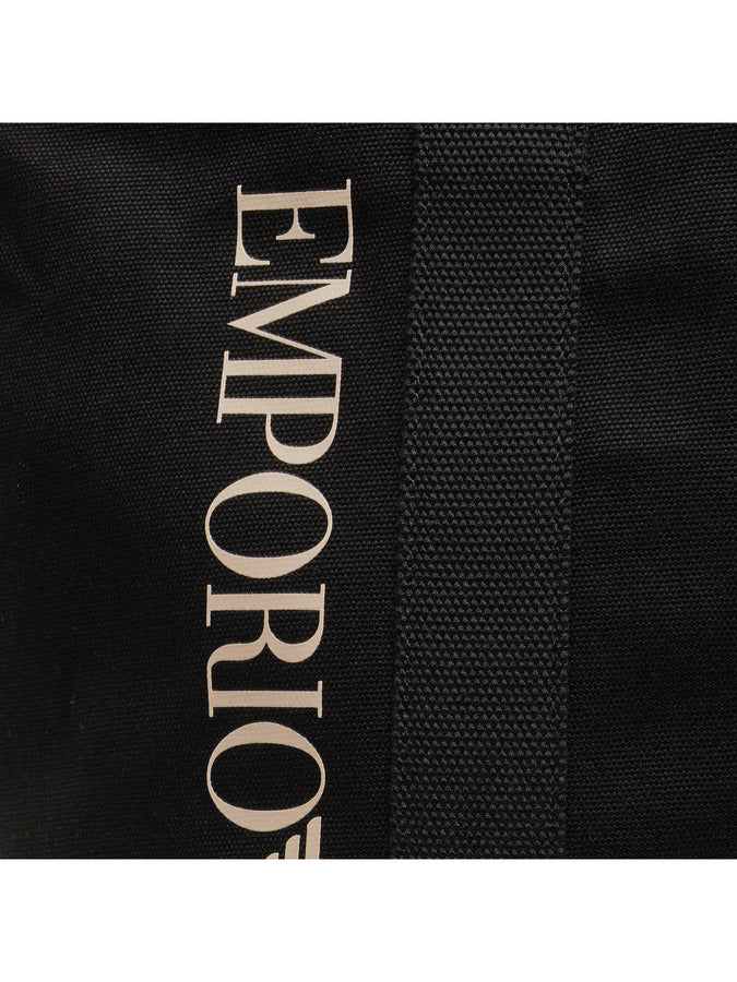 Emporio Armani Unisex Black Shopping Bag