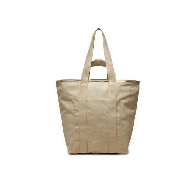 Emporio Armani Beige Unisex Shopping Bag