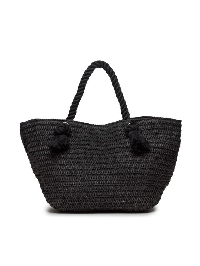 Emporio Armani Black Women Beach Bag