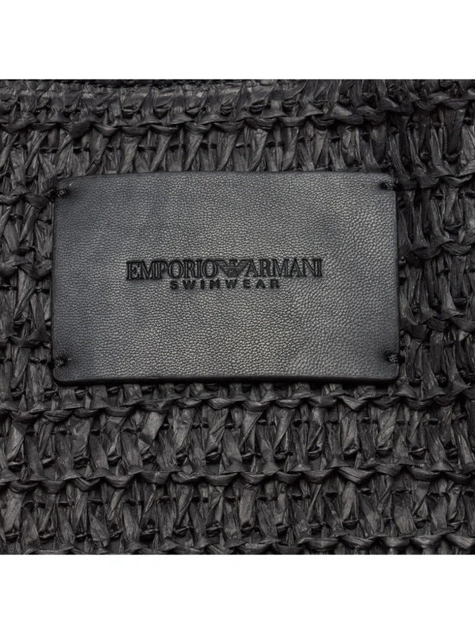 Emporio Armani Black Women Beach Bag