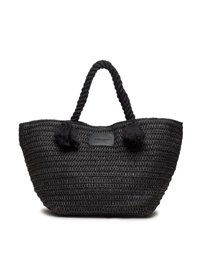 Emporio Armani Black Women Beach Bag