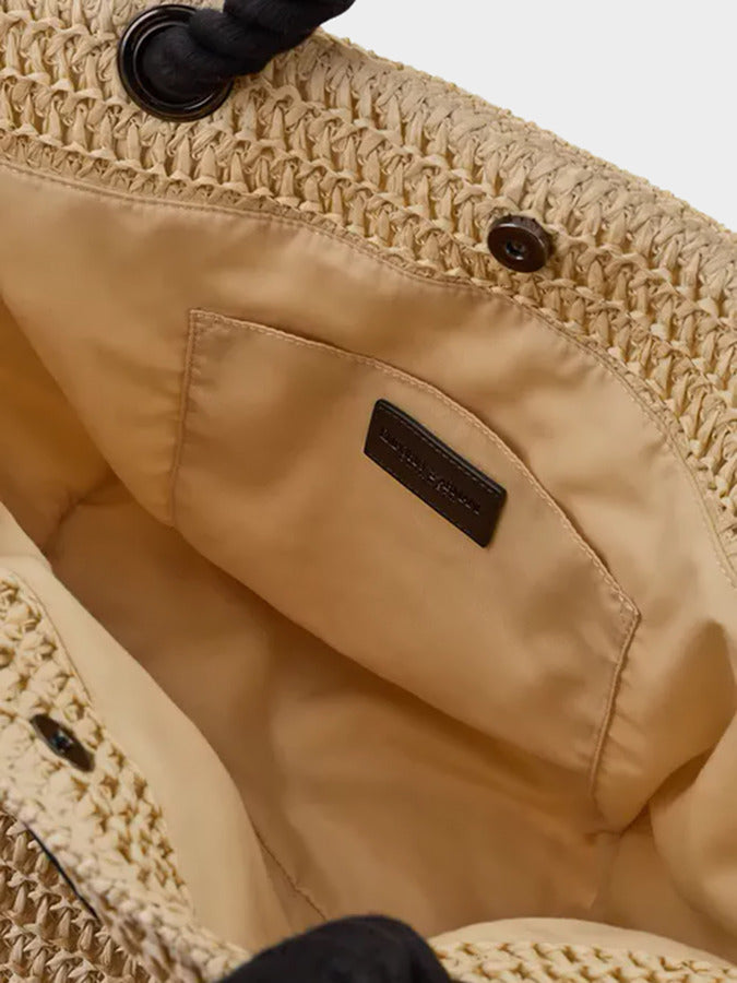 Emporio Armani Ecru Women Beach Bag