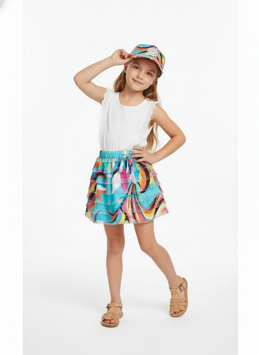 Emilio Pucci Fringe Skirt