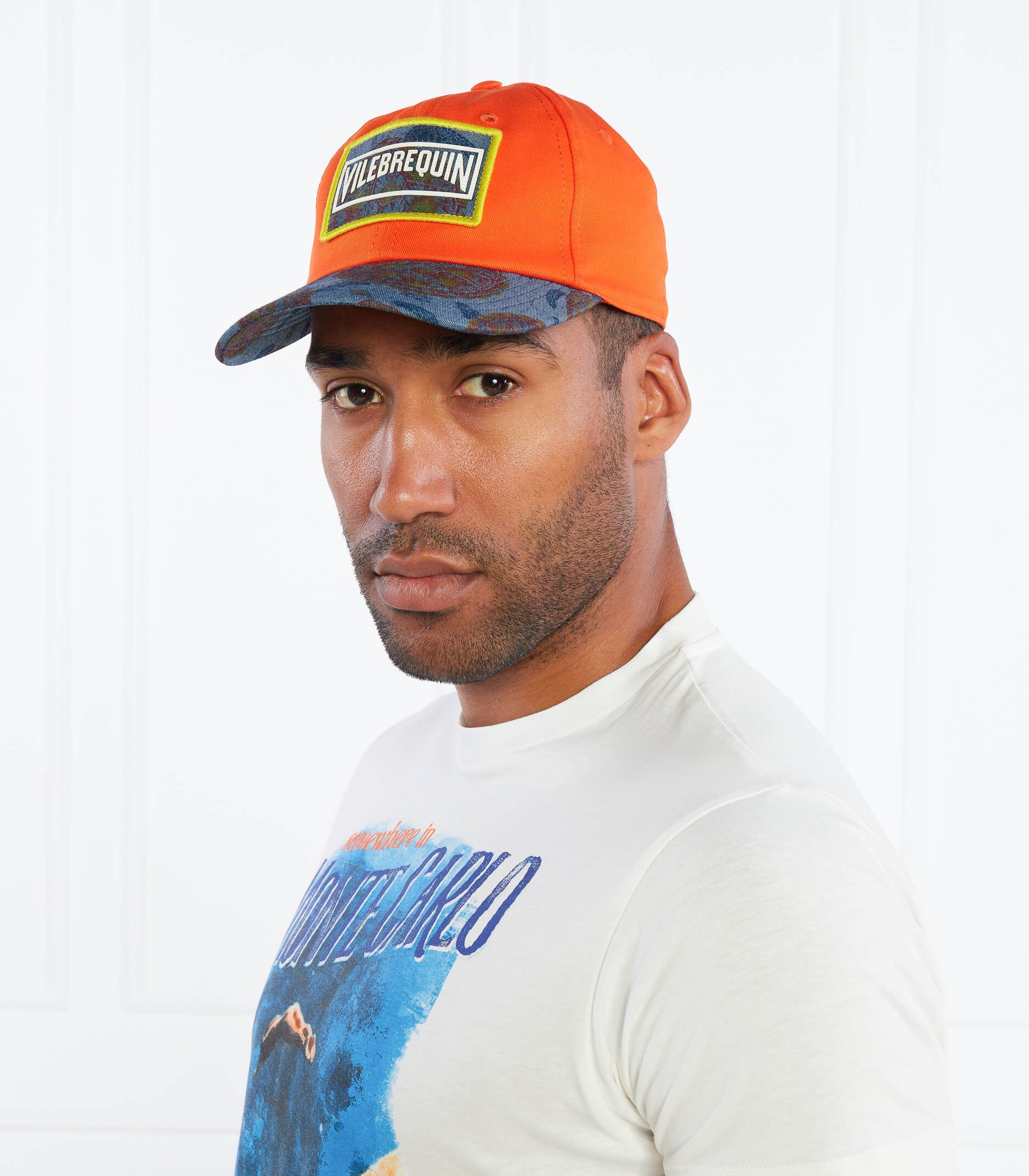 Vilebrequin Orange Baseball Cap