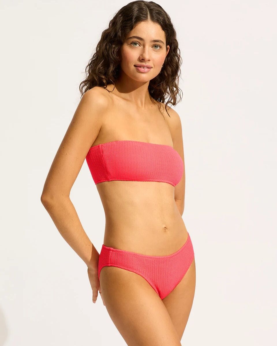 Seafolly Bikini Top Bandeau - Red