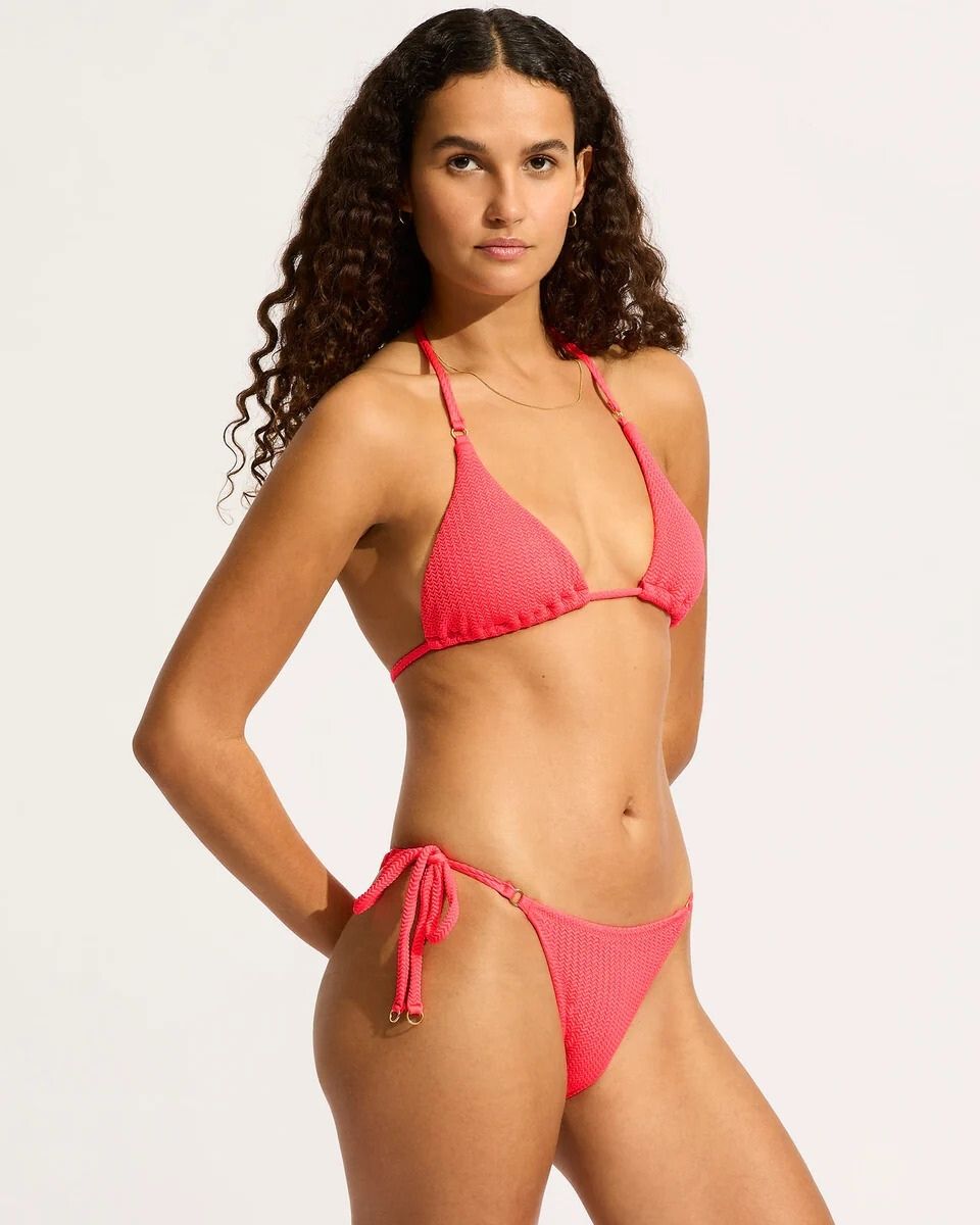Seafolly Triangle Bikini Top - Red