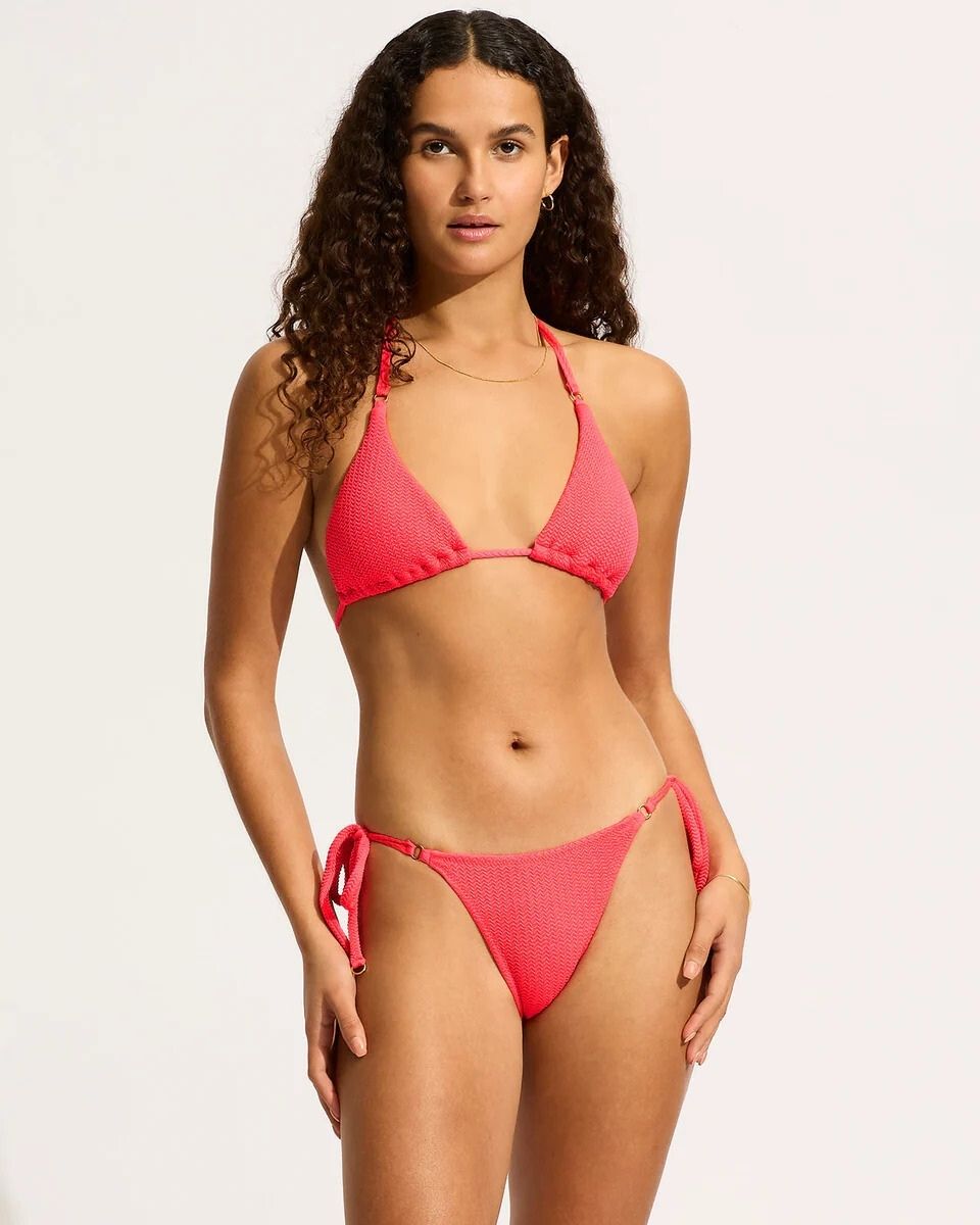 Seafolly Triangle Bikini Top - Red