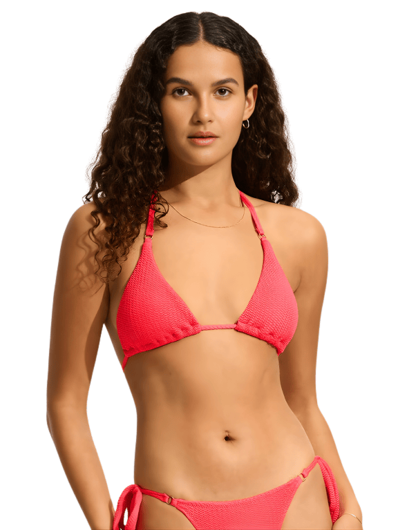 Seafolly Triangle Bikini Top - Red