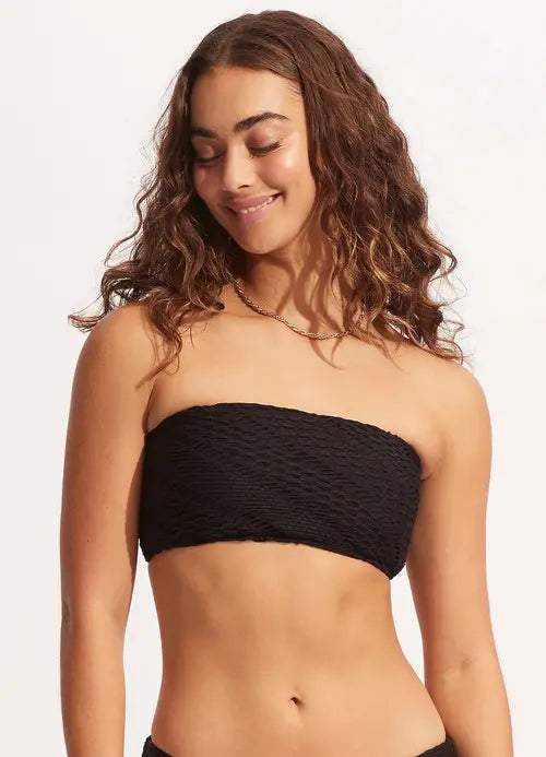 Seafolly Marrakesh Tube Top Black