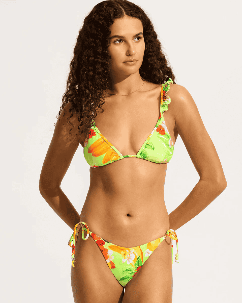 Seafolly Tropique Slide Triangle Bikini Top