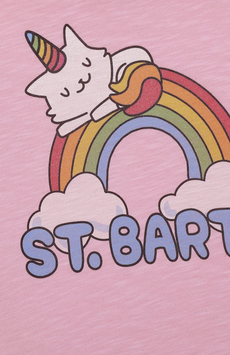 MC2 Saint Barth CATICORN RAINBOW Children's T-Shirt