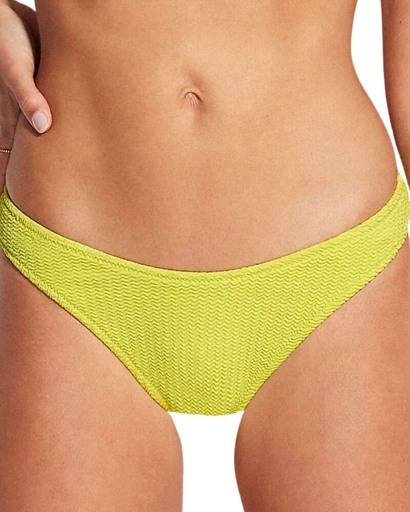 Seafolly Sea Dive Low Rise Bikini Bottom in Lime