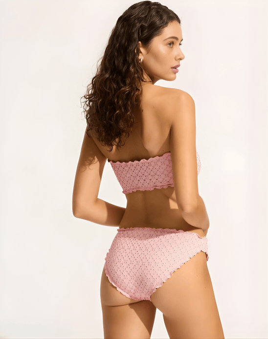 Seafolly Hipster Bikini Bottom - Dusty Pink