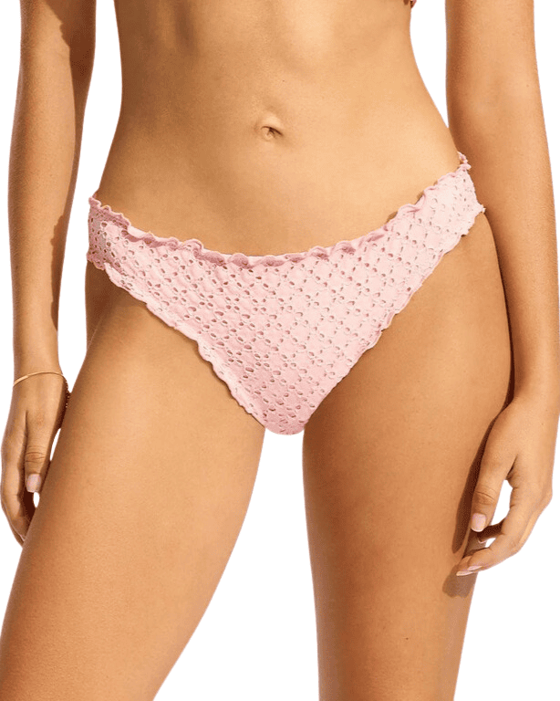 Seafolly Hipster Bikini Bottom - Dusty Pink