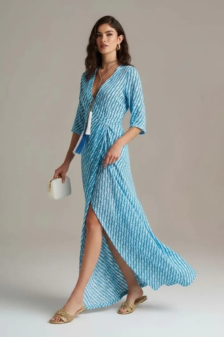 PHO Firenze Wrap Maxi Dress