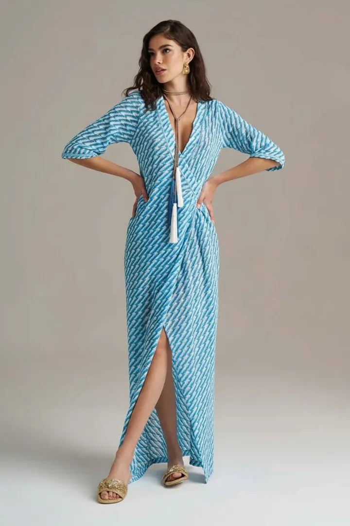 PHO Firenze Wrap Maxi Dress