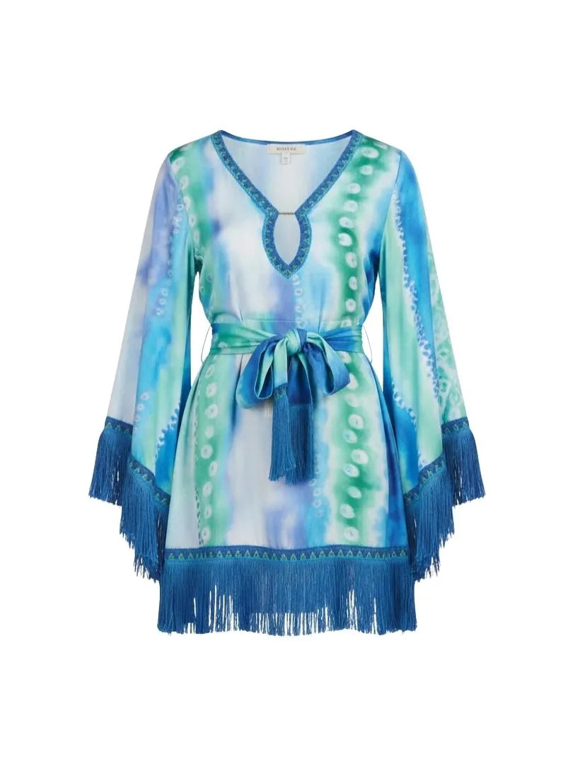 PHO Firenze Tunic Dress with Fringe