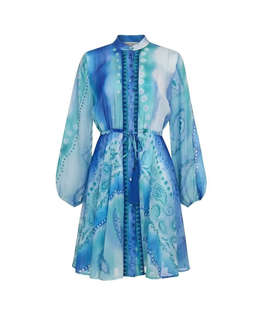 PHO Firenze Cotton and Silk Dress