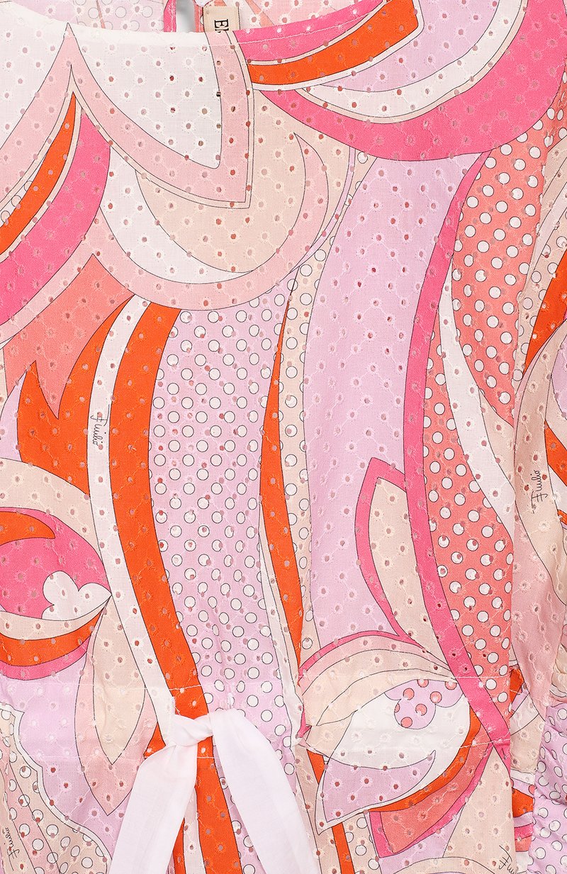 Emilio Pucci Ruffled Printed Cotton-Voile Tunic