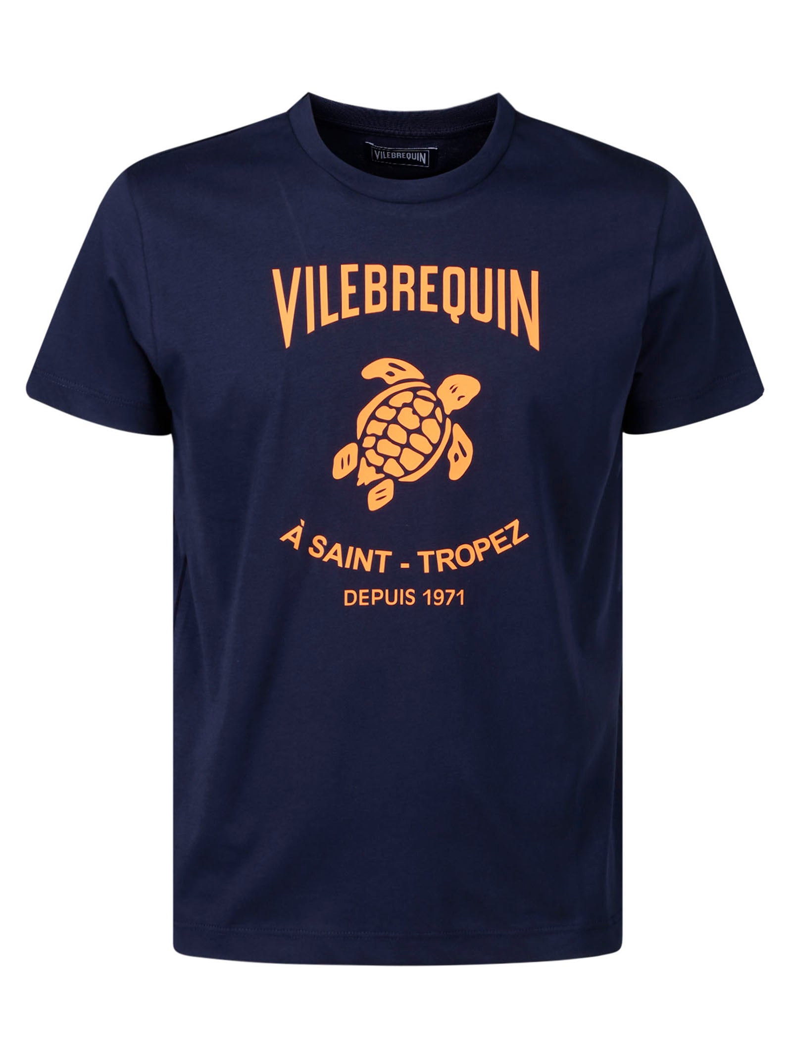 Vilebrequin Cotton Navy Blue T-Shirt