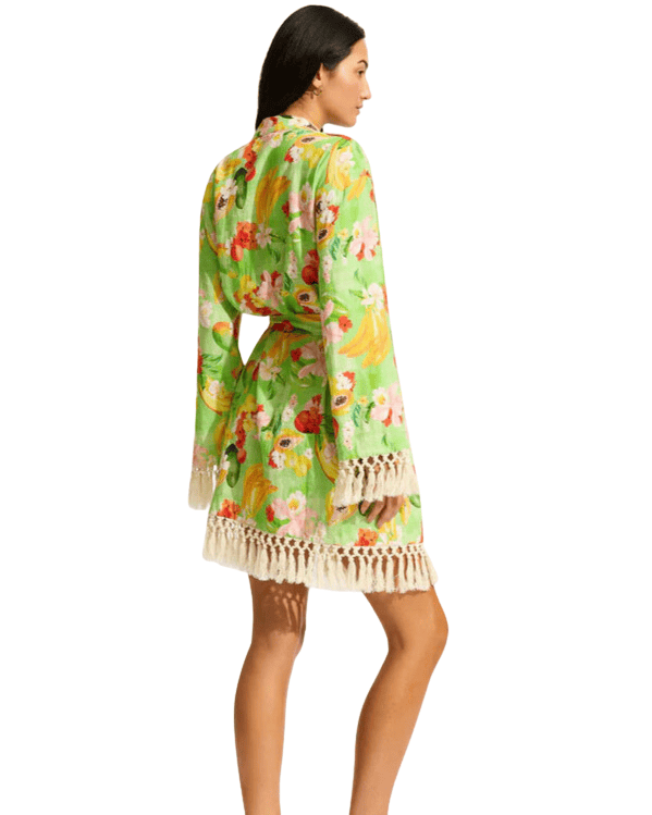 Seafolly Tropique Short Linen Kimono
